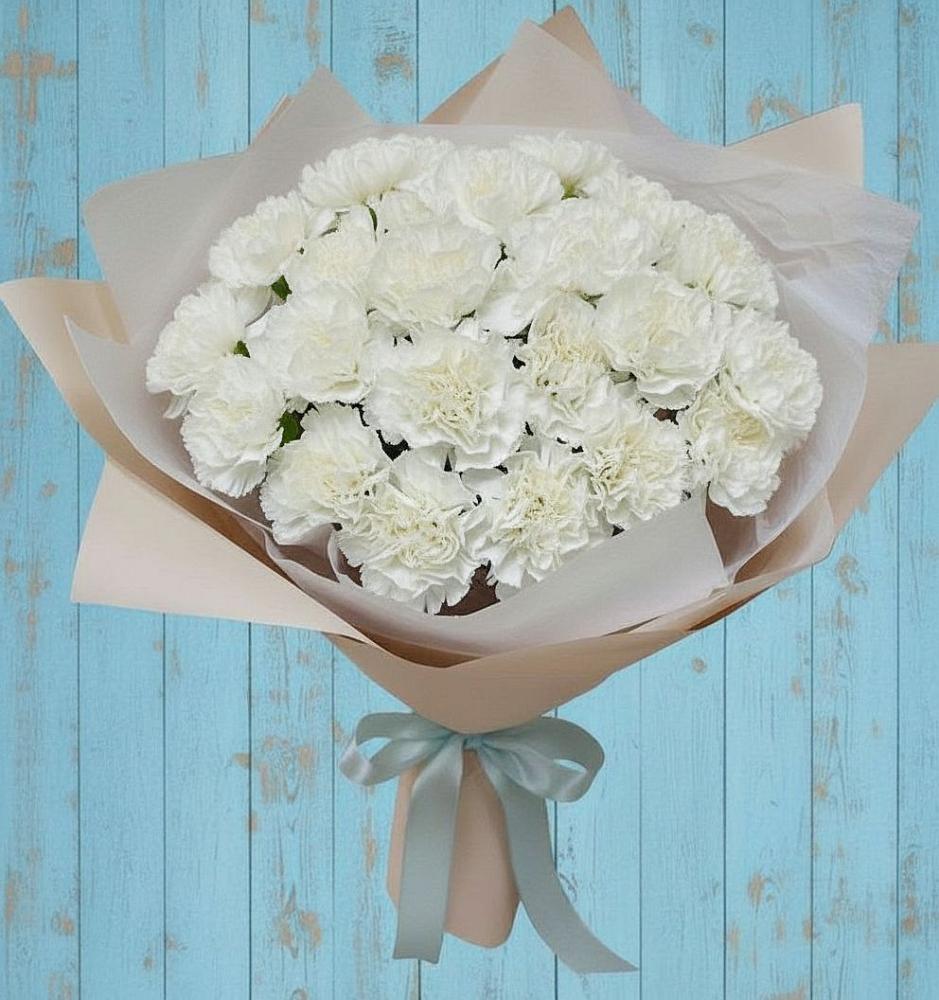 Букет цветов из: Гвоздики в Поселок Володарского