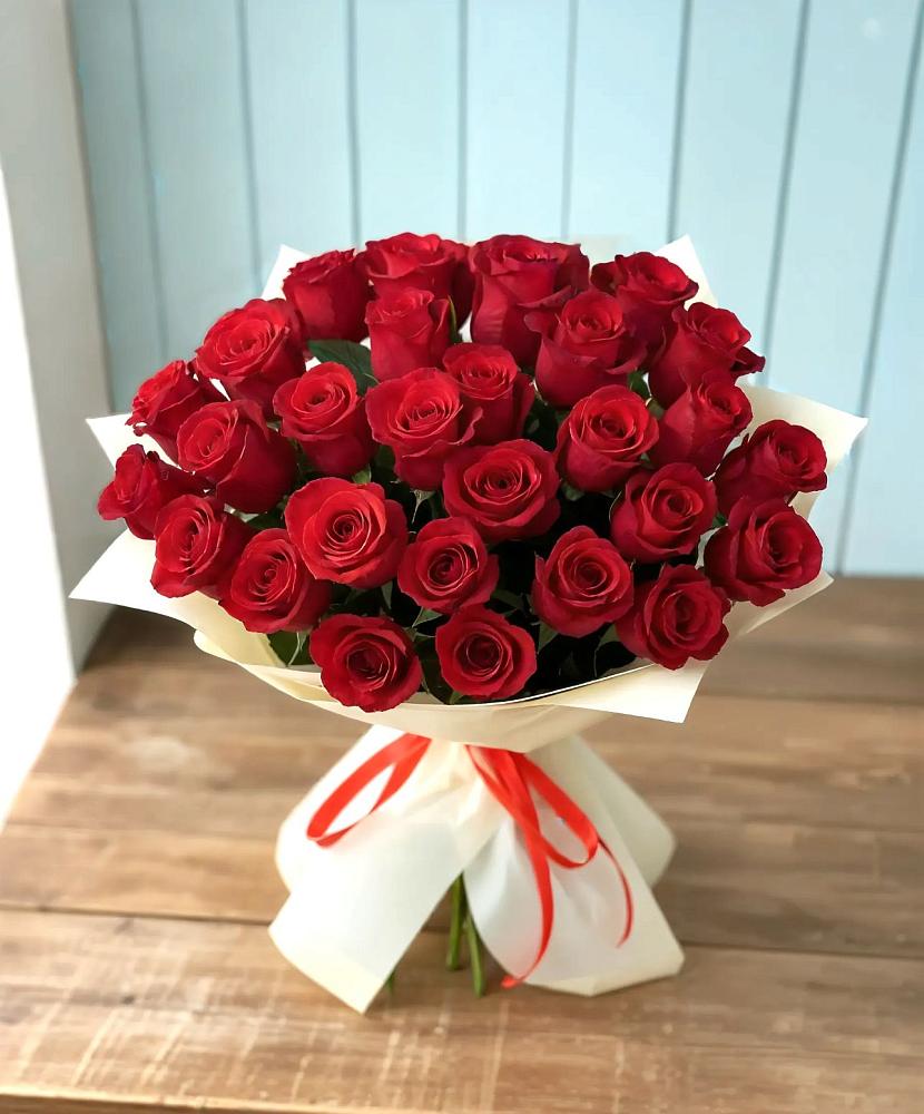 Букет 29 Красных роз в Поселок Володарского