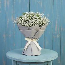 Букет цветов из:  Гипсофила в Поселок Володарского