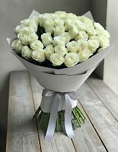 Букет 35 Белых роз в Поселок Володарского