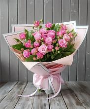 Букет Розовый кустик в Поселок Володарского