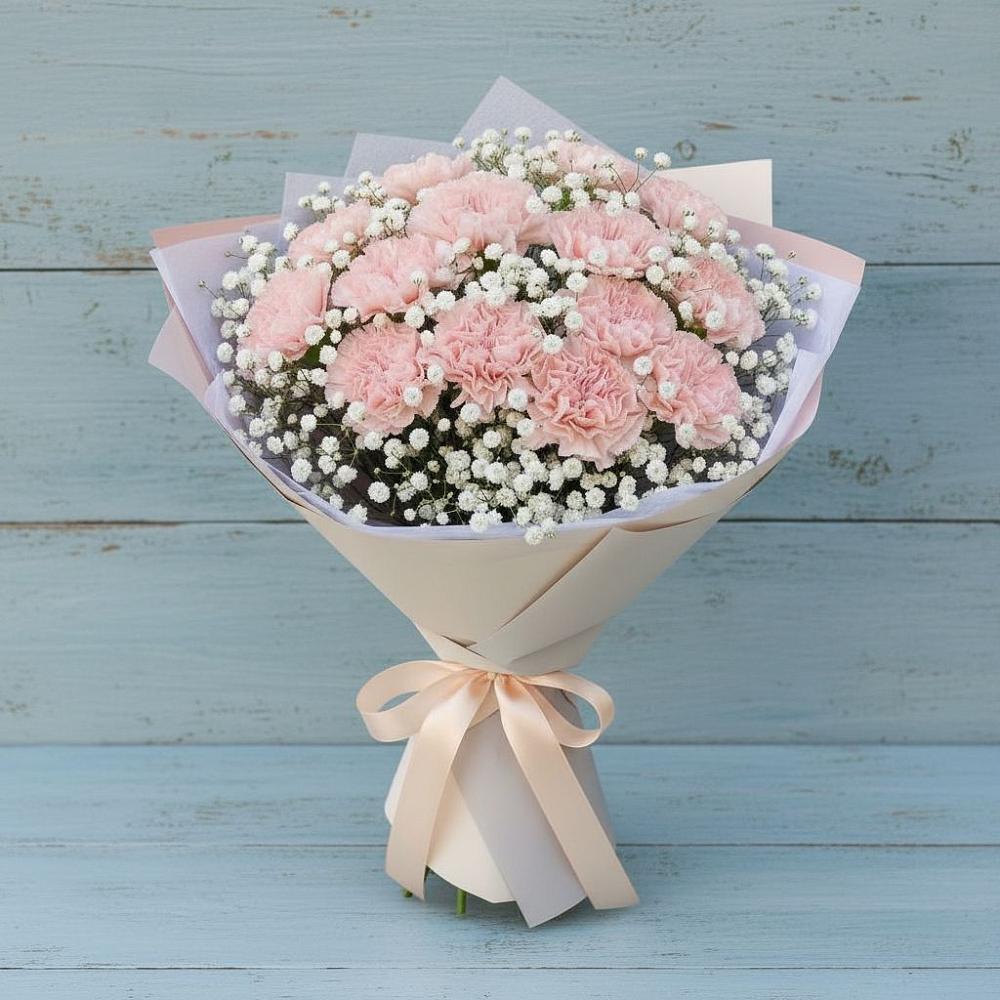 Букет цветов из: Гвоздики в Поселок Володарского