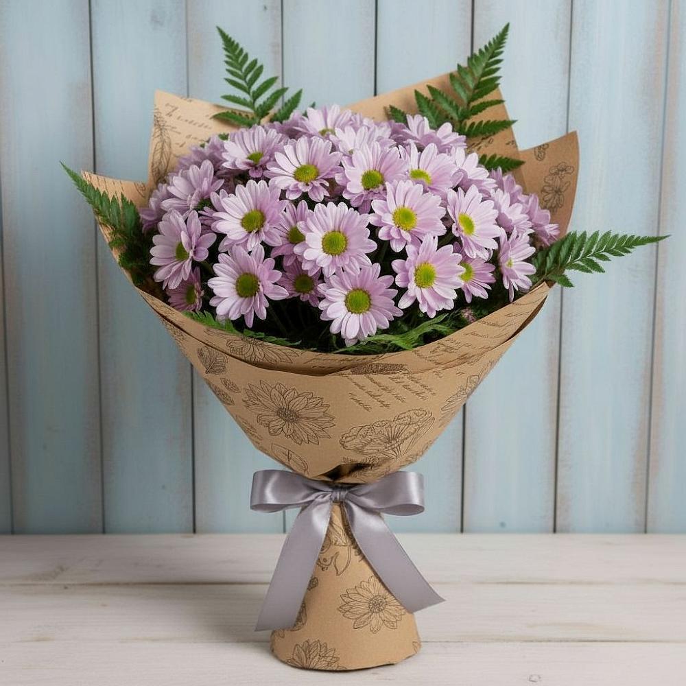 Букет цветов из: Хризантемы в Поселок Володарского