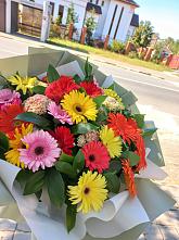 Букет цветов из:  Герберы #REPLACE_PRED# Поселок Володарского