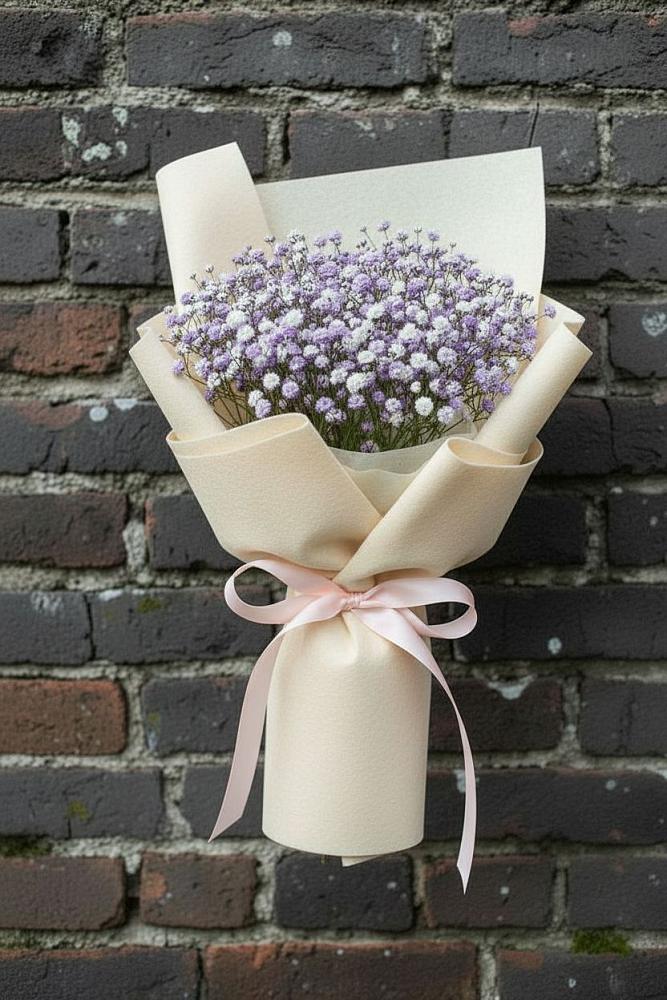 Букет цветов из: Гипсофила в Поселок Володарского