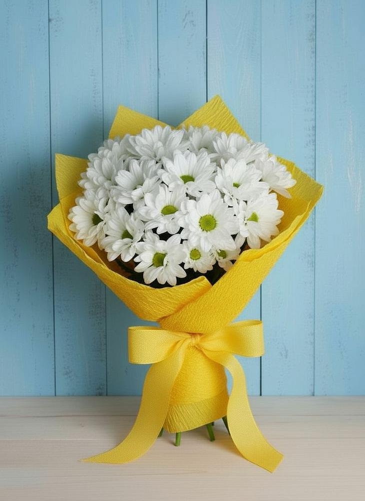 Букет цветов из: Хризантемы в Поселок Володарского