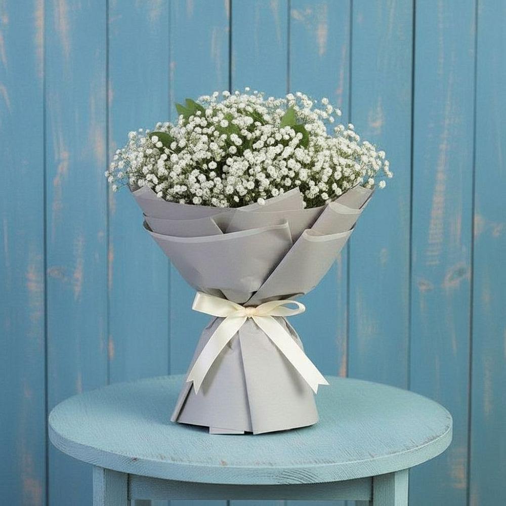 Букет цветов из: Гипсофила в Поселок Володарского