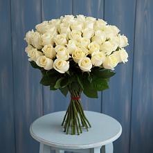 Букет 51 Белая роза Эдлесс Лав #REPLACE_PRED# Поселок Володарского