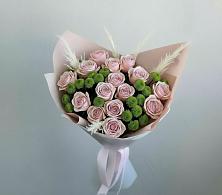 Букет цветов из:  Розы и Хризантемы в Поселок Володарского