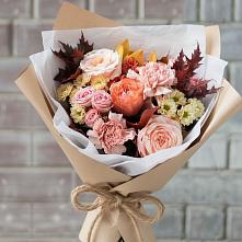 Букет цветов из:  Гвоздики, Хризантемы и Розы #REPLACE_PRED# Поселок Володарского