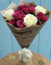 Букет цветов из:  Розы в Поселок Володарского