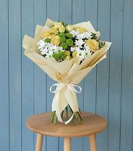 Букет цветов из:  Хризантемы и Розы #REPLACE_PRED# Поселок Володарского