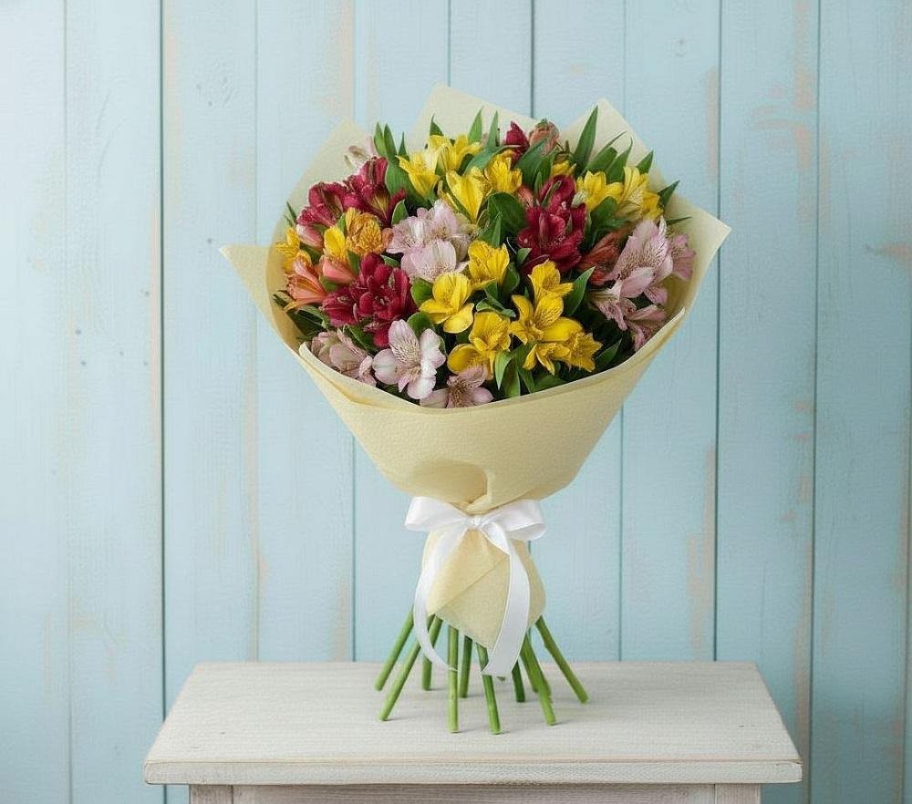 Букет цветов из: Альстромерии в Поселок Володарского