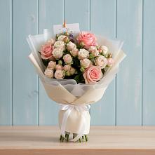 Букет цветов из:  Розы #REPLACE_PRED# Поселок Володарского