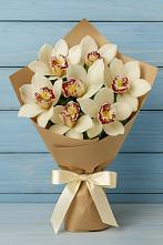 Букет цветов из:  Орхидеи и Розы в Поселок Володарского